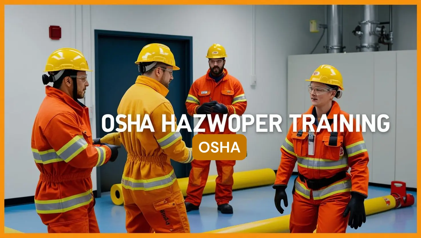 Image about OSHA Hazwoper training session, emphasizing safety protocols and hazardous materials handling