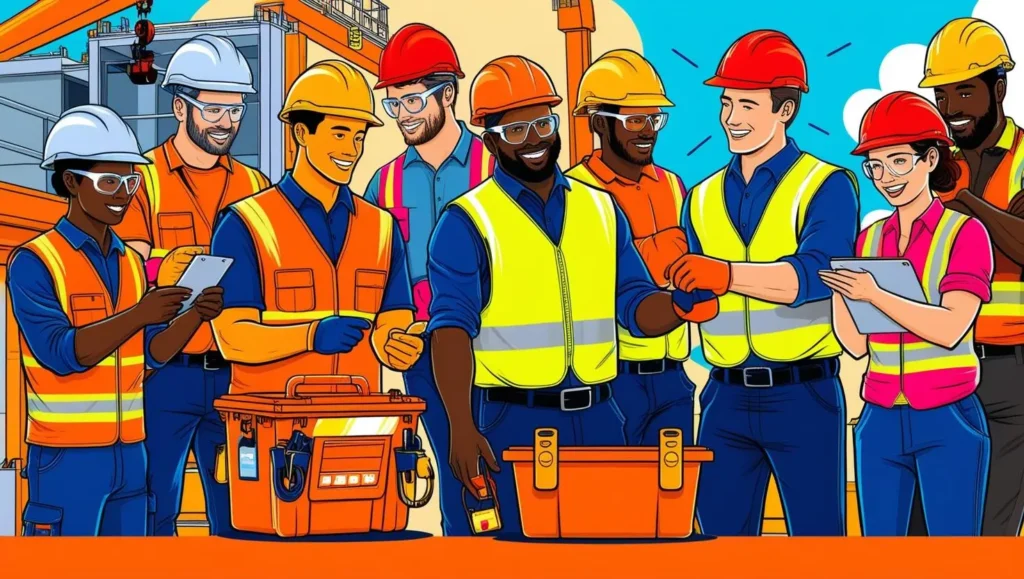 Promoting a safety culture on a construction site